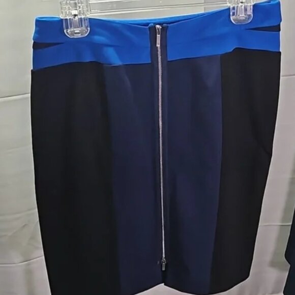 Etcetera Blk, Navy,and Royal Blue Skirt Size 6 - Picture 2 of 3